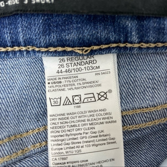 Banana Republic Mid Rise Denim Shorts Size 26 - Picture 3 of 5